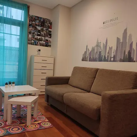 Pleno Centro, Terraza, Principe, 5 Min Casco Vello Y Estacion Ave Apartment Vigo