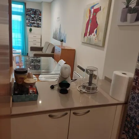 Pleno Centro, Terraza, Principe, 5 Min Casco Vello Y Estación Ave Apartamento *