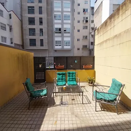 Pleno Centro, Terraza, Principe, 5 Min Casco Vello Y Estacion Ave Appartement *
