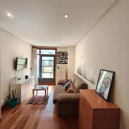 Apartment Pleno Centro, Terraza, Principe, 5 Min Casco Vello Y Estacion Ave *