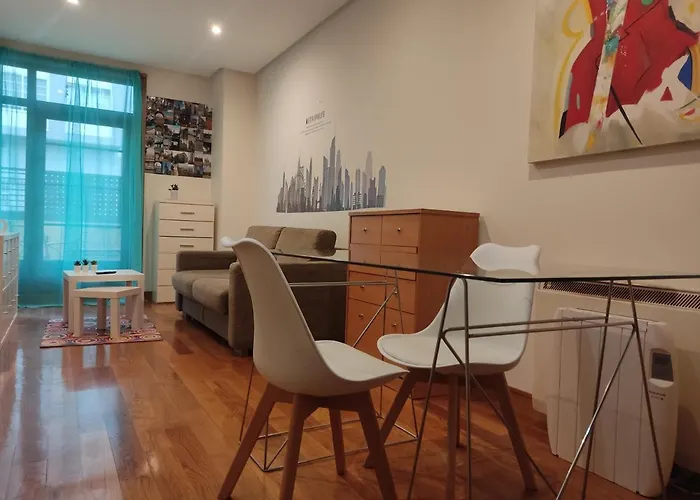 Pleno Centro, Terraza, Principe, 5 Min Casco Vello Y Estación Ave Apartamento *