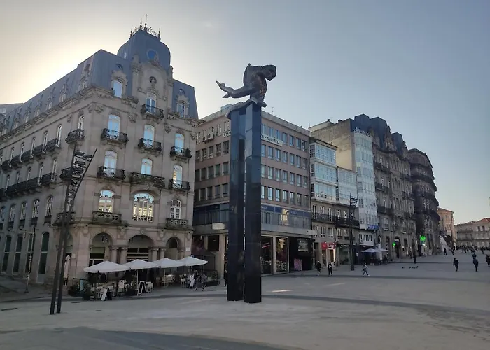 Apartamento Pleno Centro, Terraza, Principe, 5 Min Casco Vello Y Estación Ave *