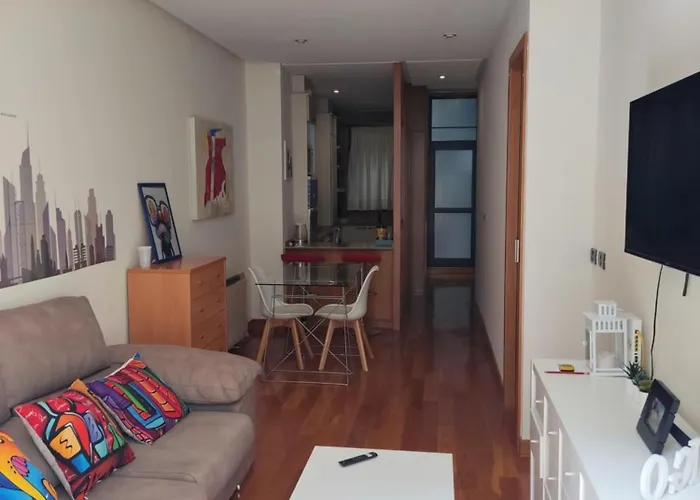 Pleno Centro, Terraza, Principe, 5 Min Casco Vello Y Estación Ave Apartamento